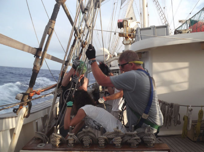 On board the Tenacious