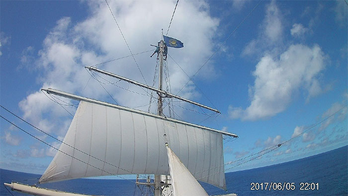 The Tenacious sailing ship