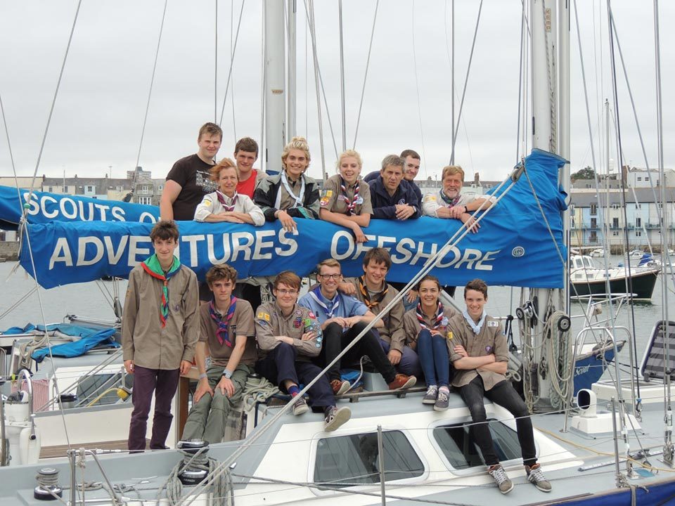 Scouts go sailing