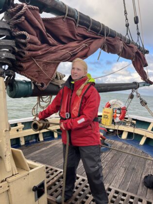 Excelsior Trust in The Tall Ships Race in July 2025