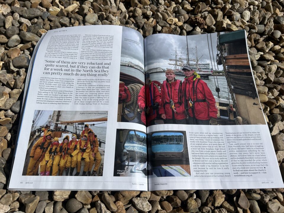 Norfolk Magazine, April 2026 - article on The Norfolk Boat